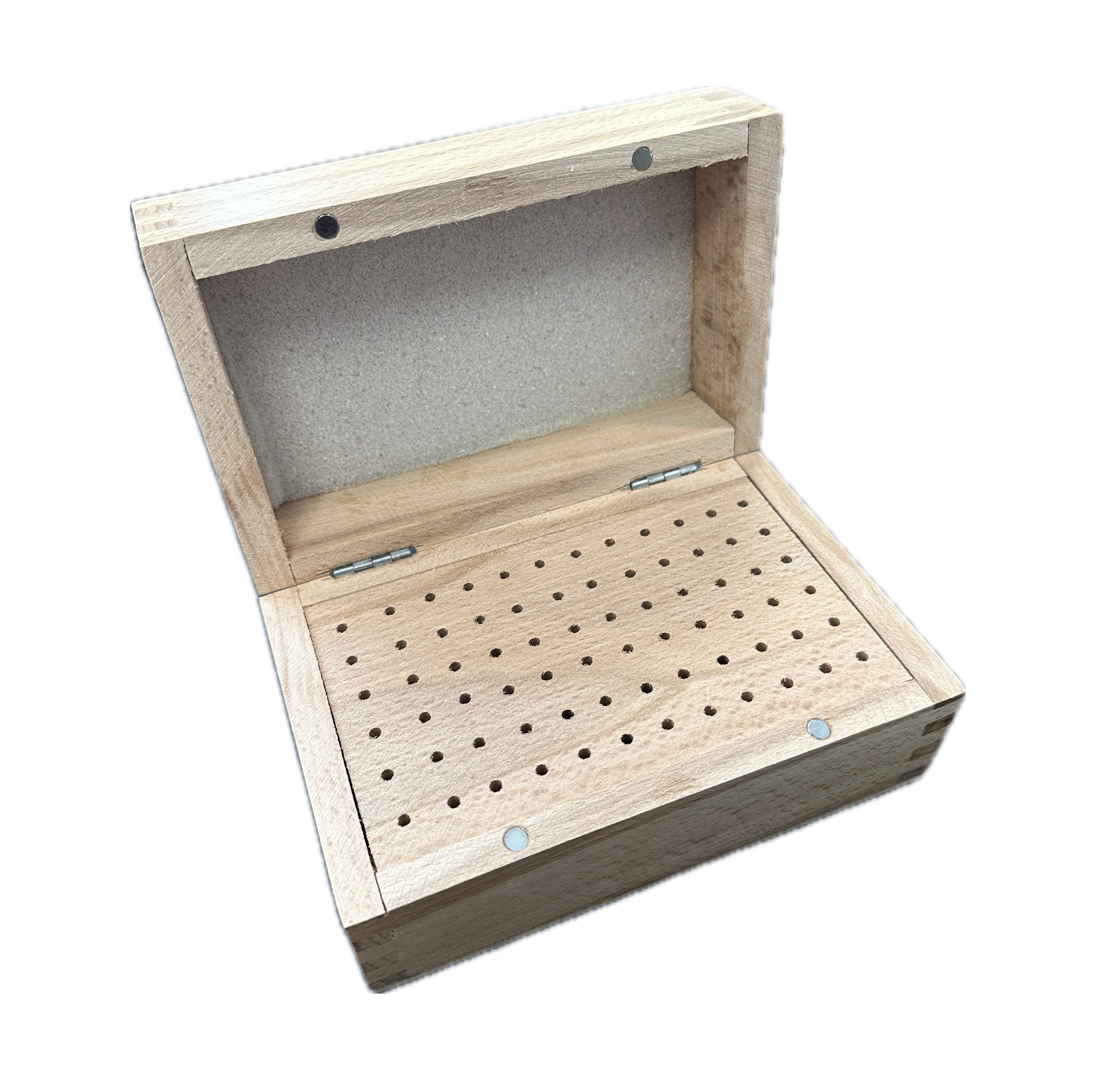 Houten frezen kistje 72 frezen