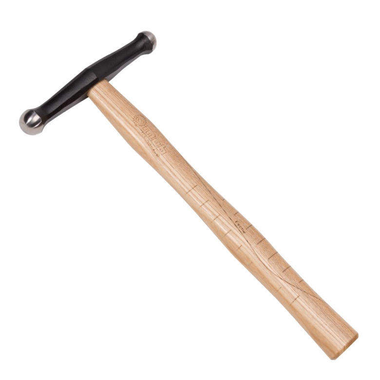 Drijfhamer Peddinghaus 200gr-2 banen ( rond, hoog bol - hoog bol )