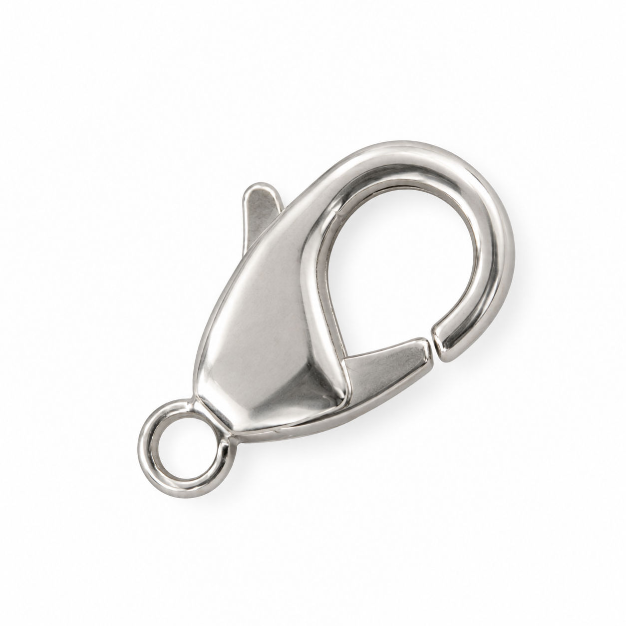 Zilver karabijnhaak bol 11,00 mm