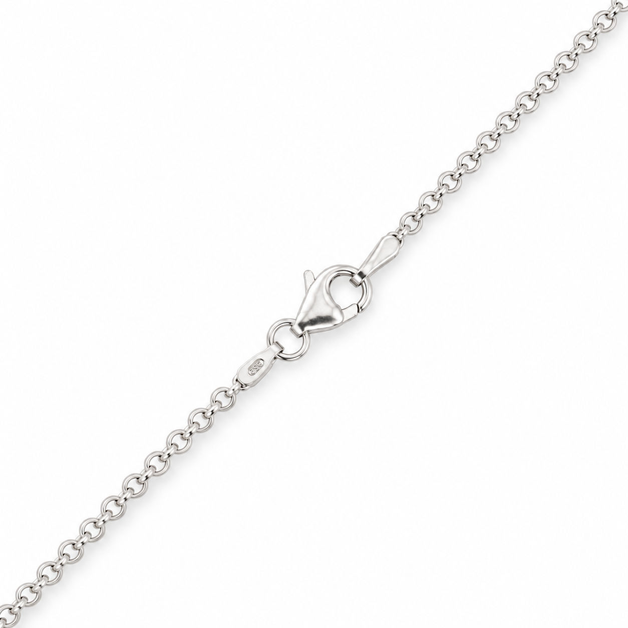 Zilver jasseron collier 1,80 mm 50cm