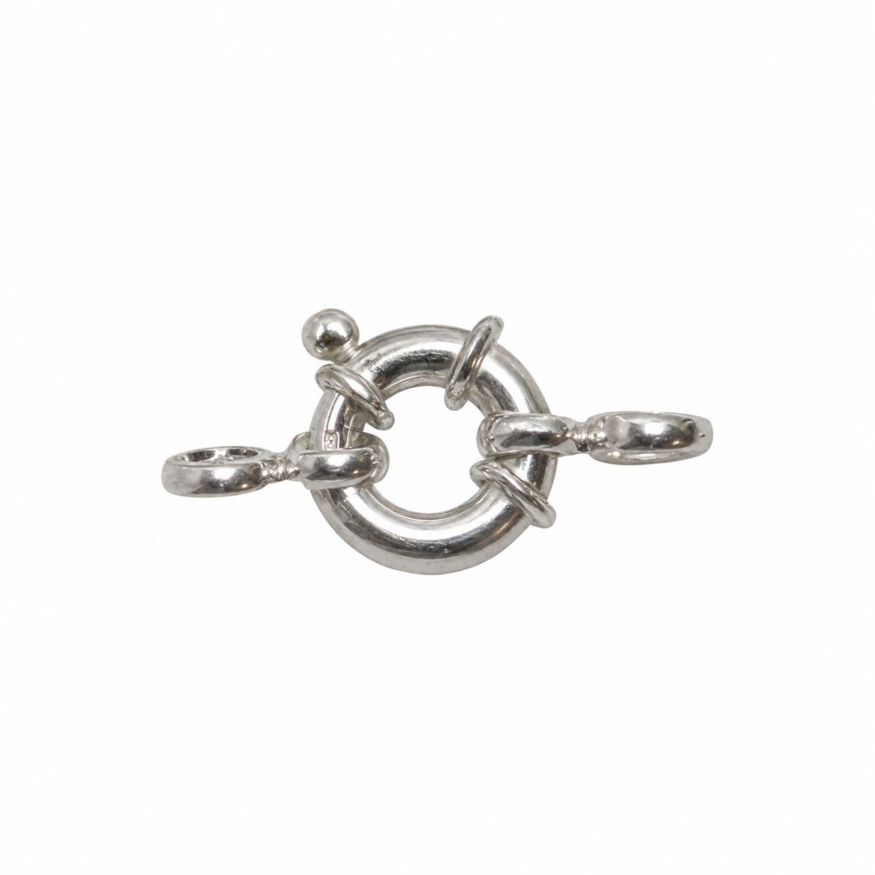 Zilver veerring luxe 12,00 mm