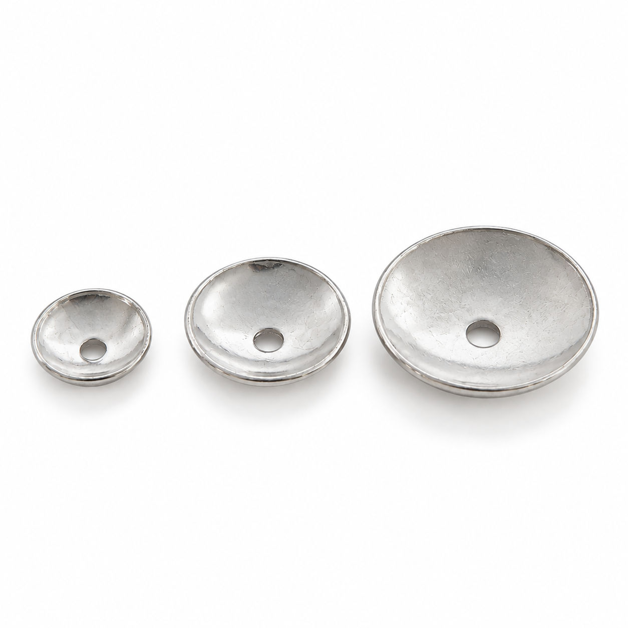 Zilver parelschotel glad 8,00 mm