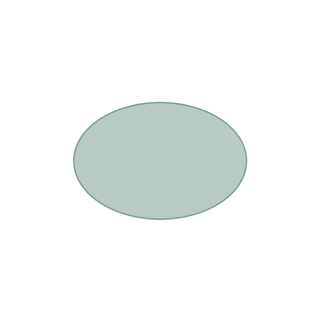 Ringtribulet ovaal 10x11-21x23x300 mm