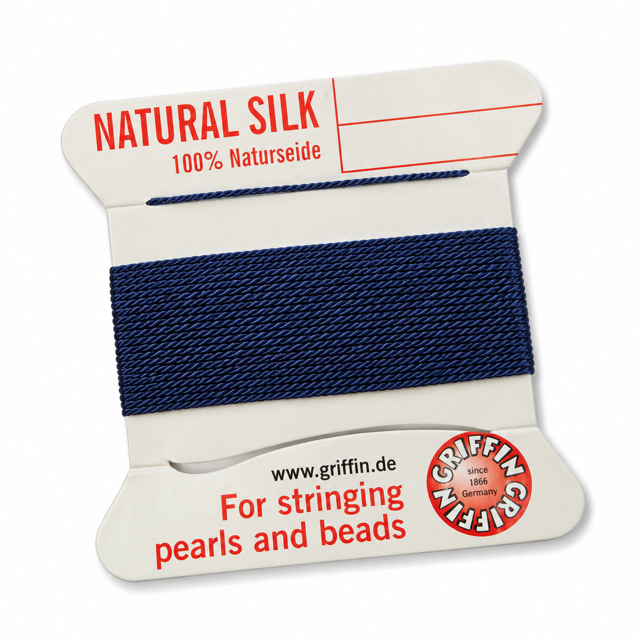 Rijggaren zijde donker blauw nr 10