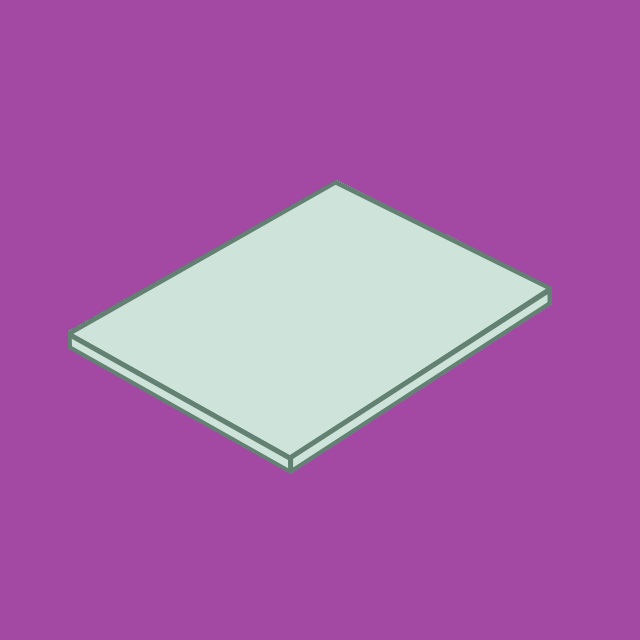 Zilver plaat 925/- 1,00 mm 100x75mm