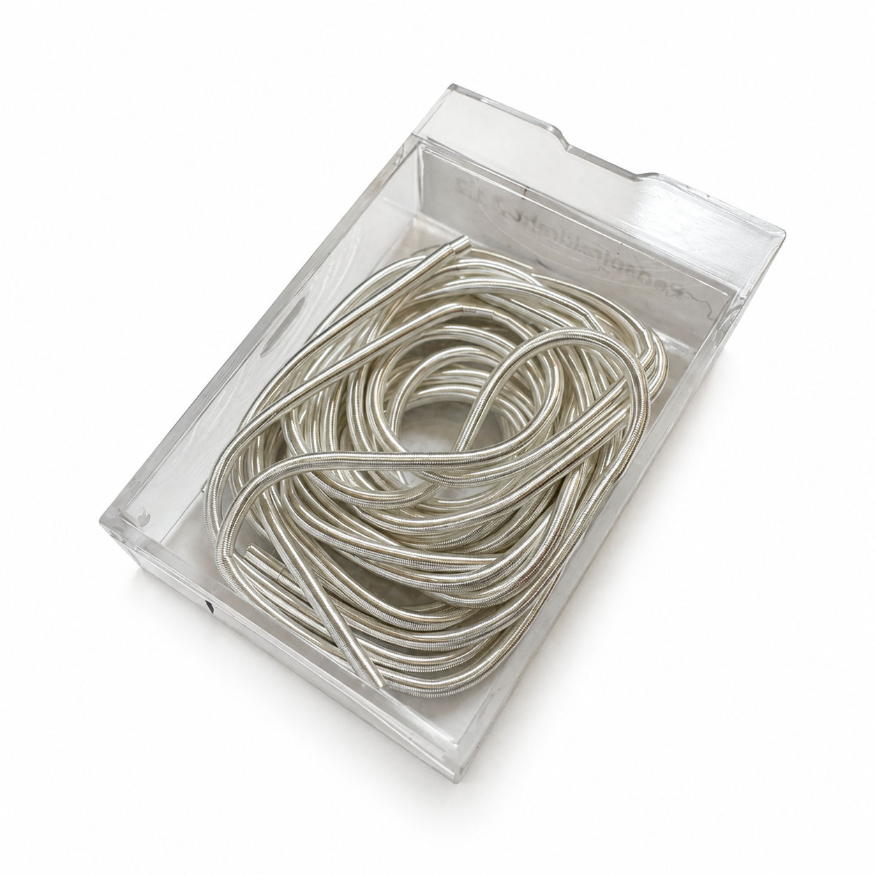 Spiraaldraad 1,00 mm verzilverd