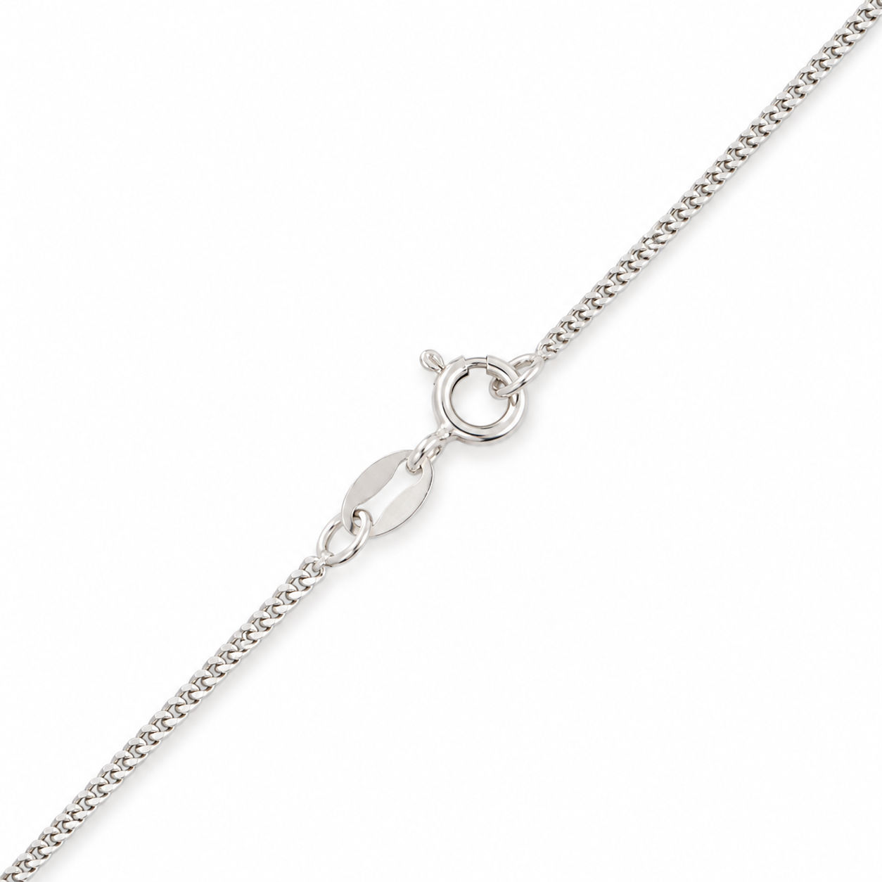 Zilver gourmet collier 1,20 mm 45cm