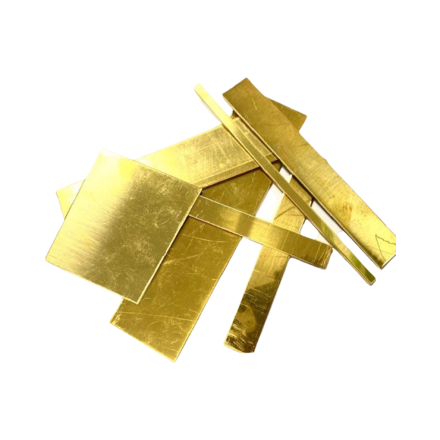 Messing plaatresten 100 gram