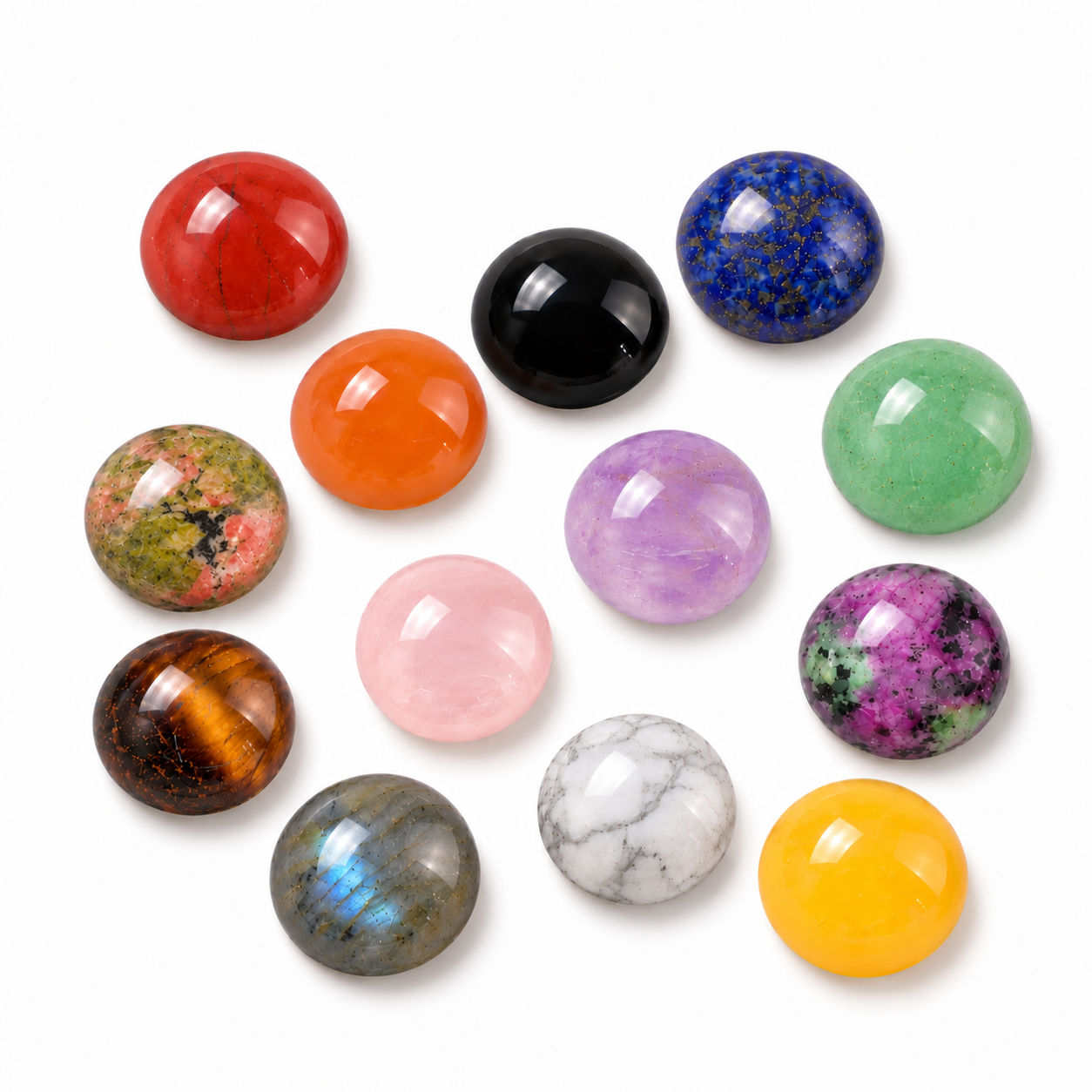 Cabochon set 4,00 mm 13 stuks