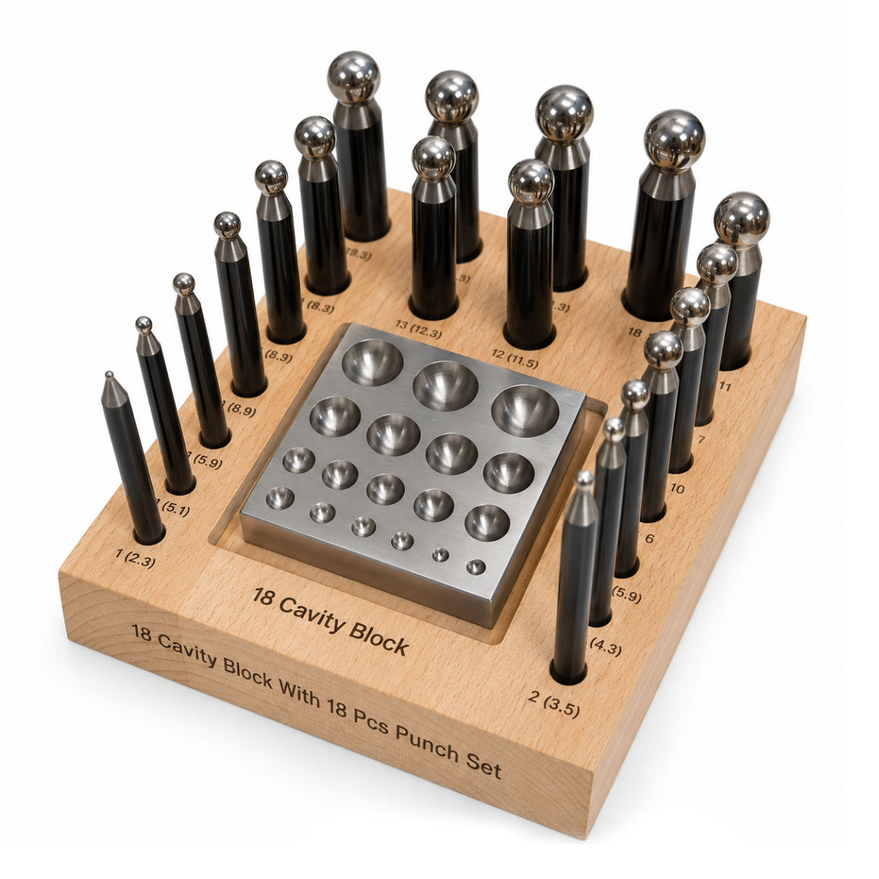 Bolponsenset 2-19 mm +ank hoogglans