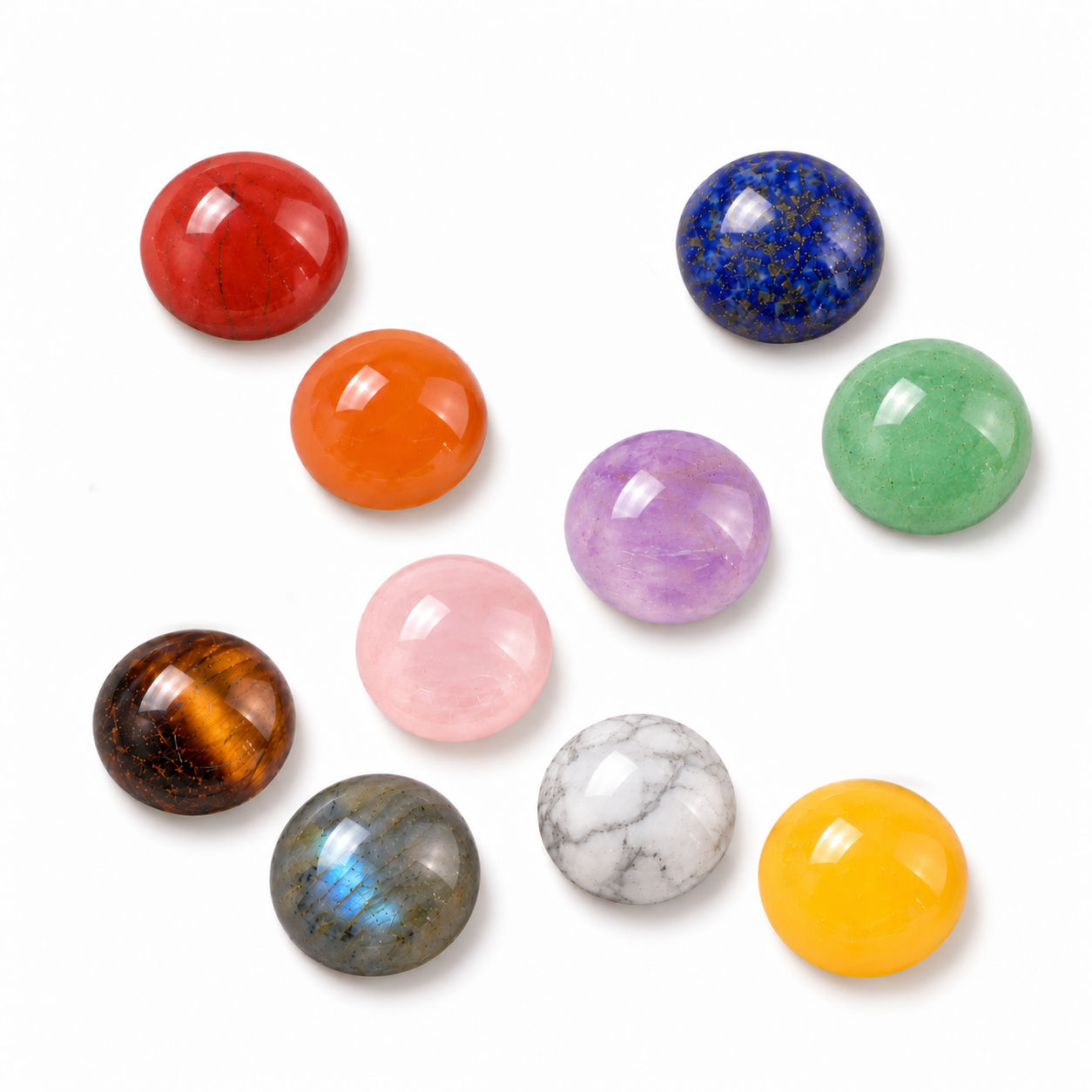 Cabochon set 10,00 mm 10 stuks
