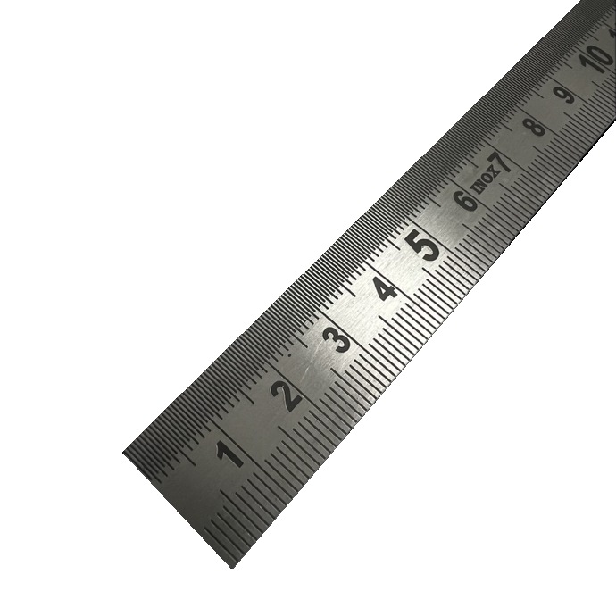 Meetlat RVS flexibel 1000 x 18 mm