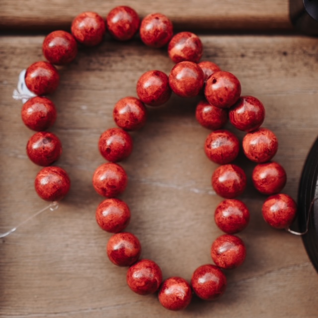 Sponskoraal snoer +/- 12 mm OP=OP