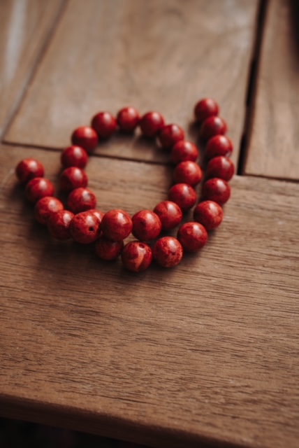 Sponskoraal snoer +/- 12 mm OP=OP