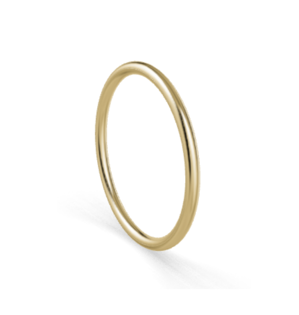 14 k ggd. aansch-ring rond 1,50mm 16,00