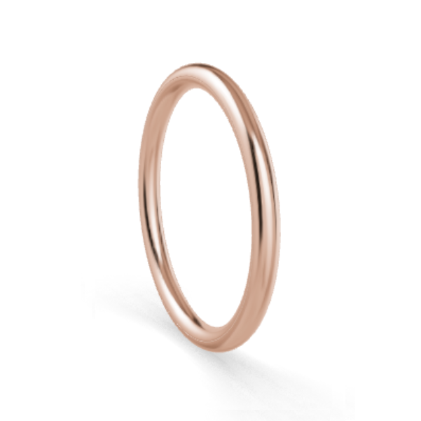 14 k rgd. aansch-ring rond 2,00mm 16,00