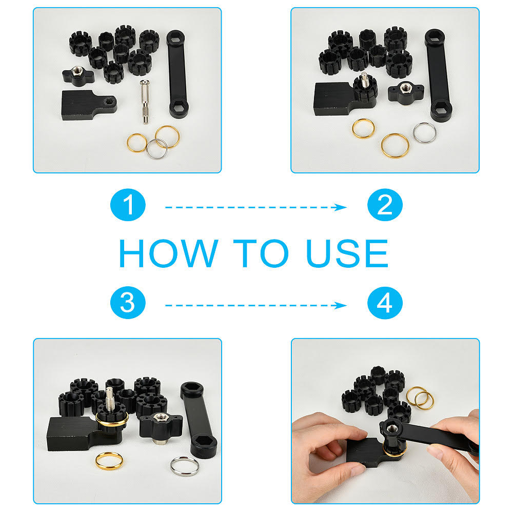 Kunststof ringenklem ( inwendig ) OP = OP