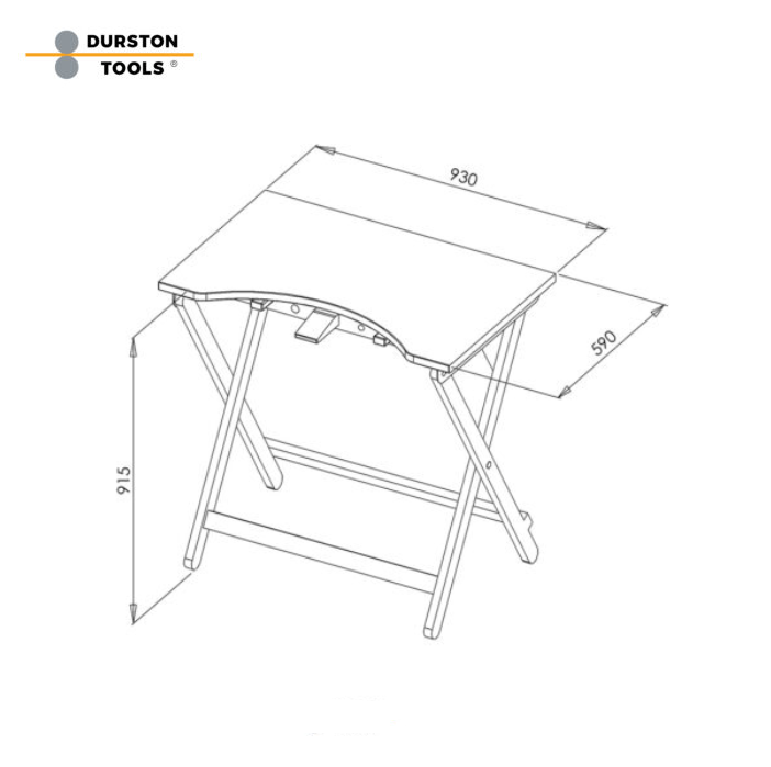 DURSTON werkbank inklapbaar