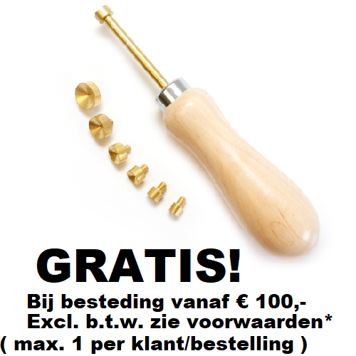 Steen aandruk tool 7 opzetjes 