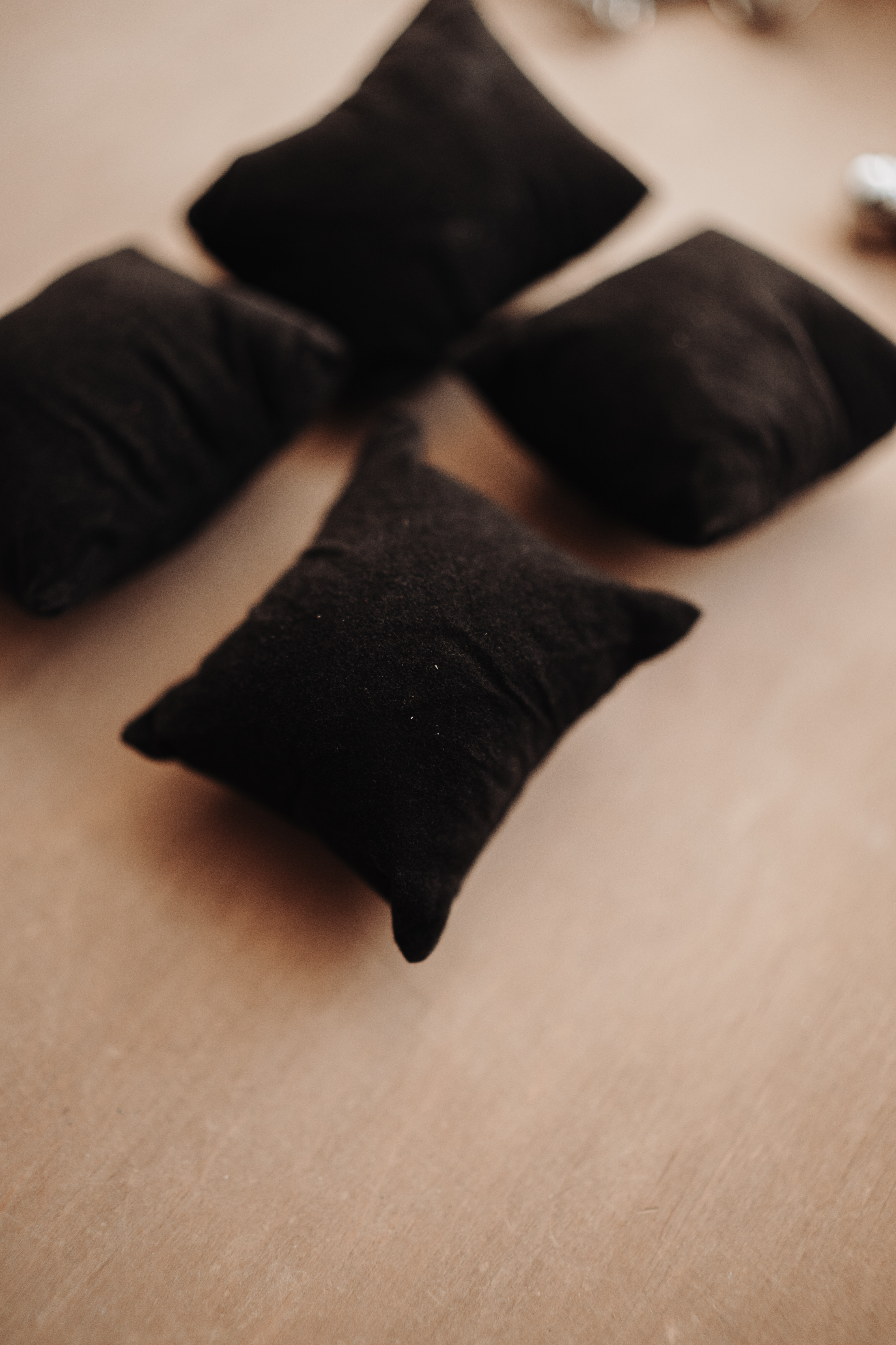 Fluweel sieraden kussen 4x OP=OP