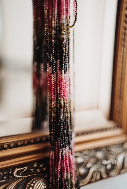 Tourmalijnsnoer rond 2,00 mm facet OP=OP