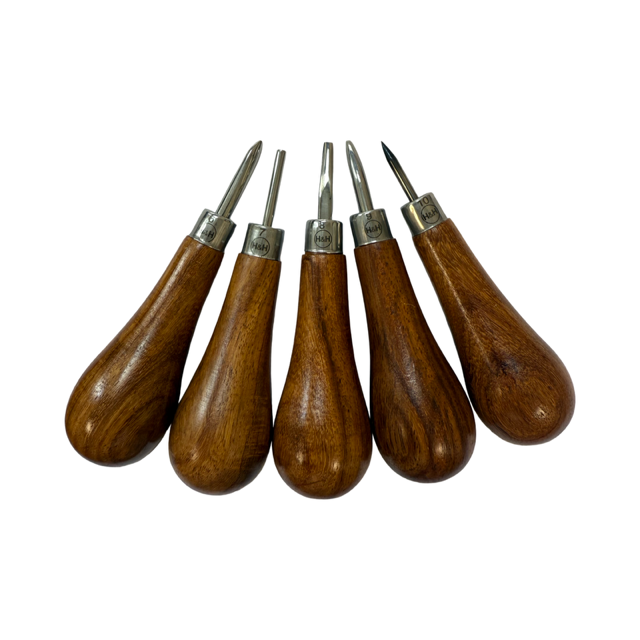 Master zet gereedschap set met houten heften