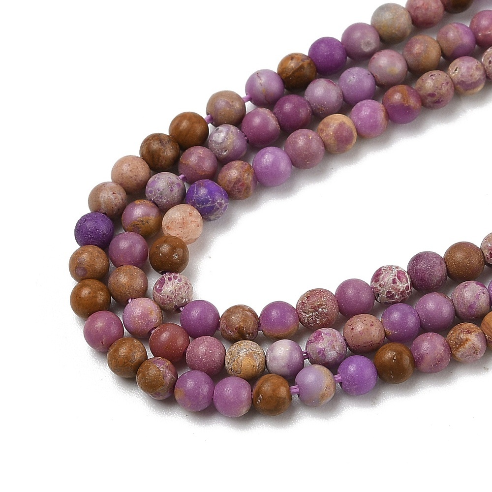 Lepidolite snoer rond 3,00 