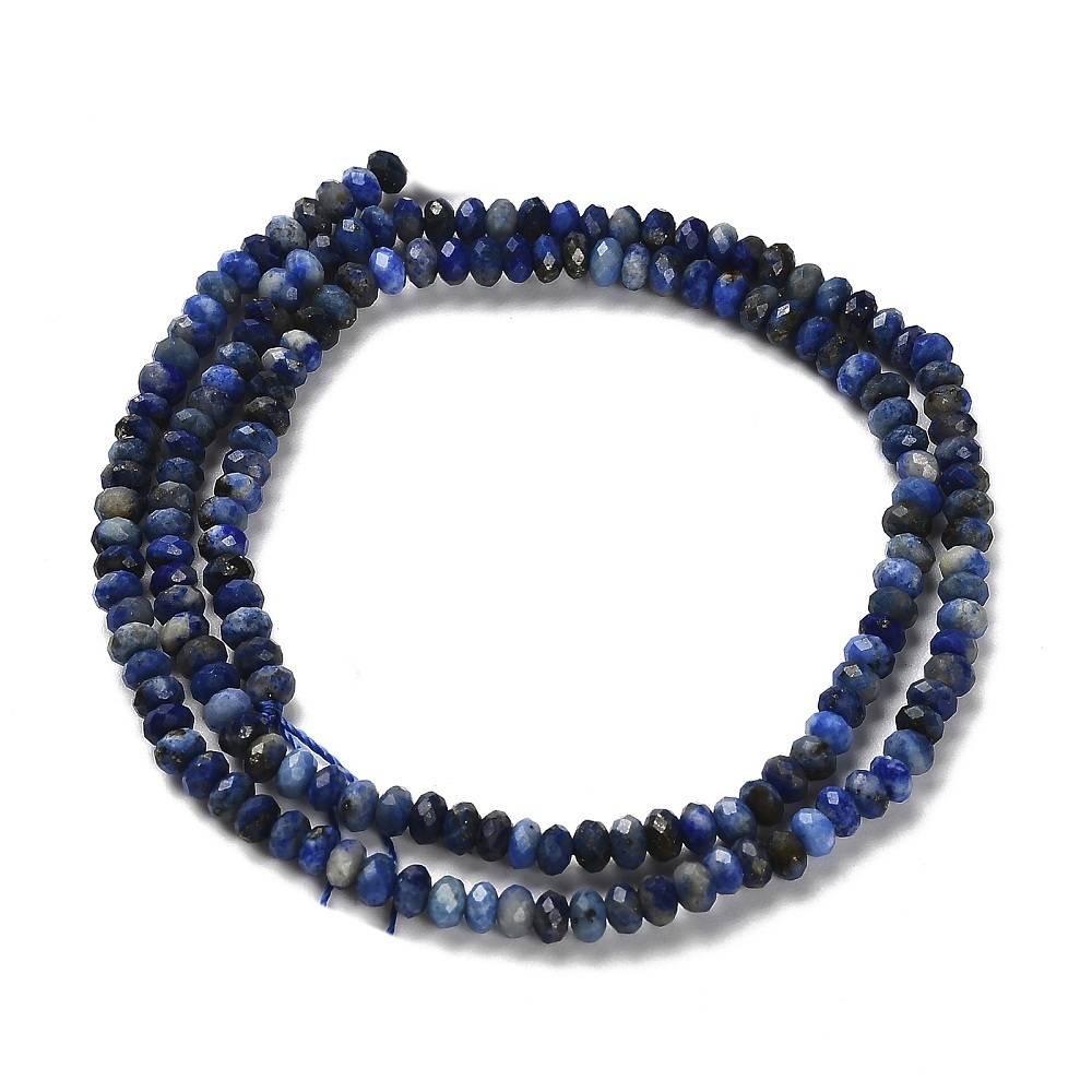 Lapis snoer disc facet 3x 2mm