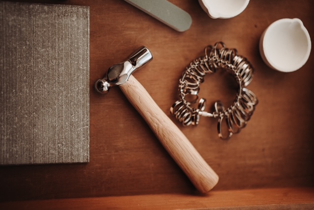 Set van 5 keramische smeltbakjes