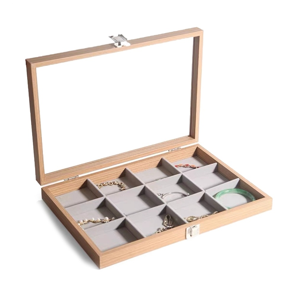 Sieraden presentatie etui hout