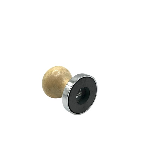 Magneet met houten heft OP=OP