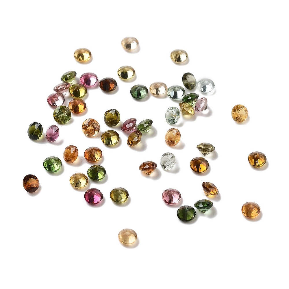 Nat. Tourmalijn rond 3mm 5 stuks