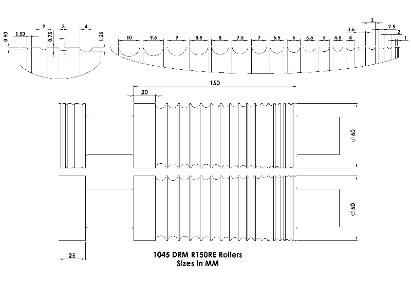 DURSTON  DRM ROND C150RE + zijrol BLACK FRIDAY