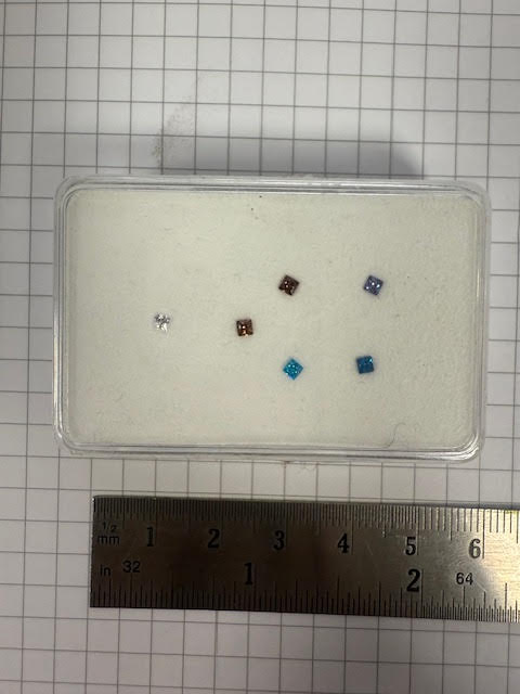 Showmodel bakje zirconia's 11#