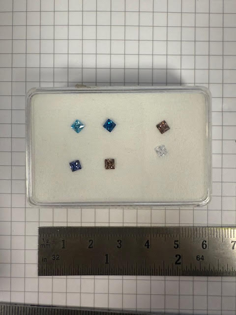 Showmodel bakje zirconia's 18#