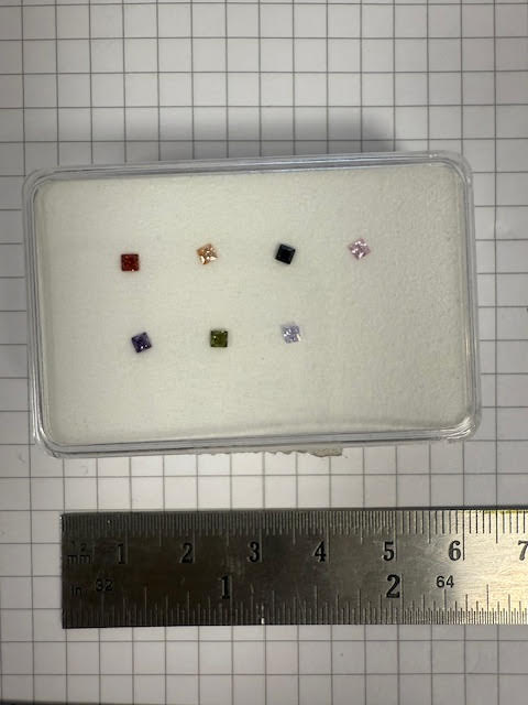 Showmodel bakje zirconia's 26#