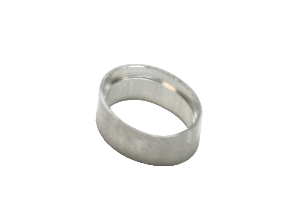 Zilver zetkast ovaal 4,00 x 3,00 mm