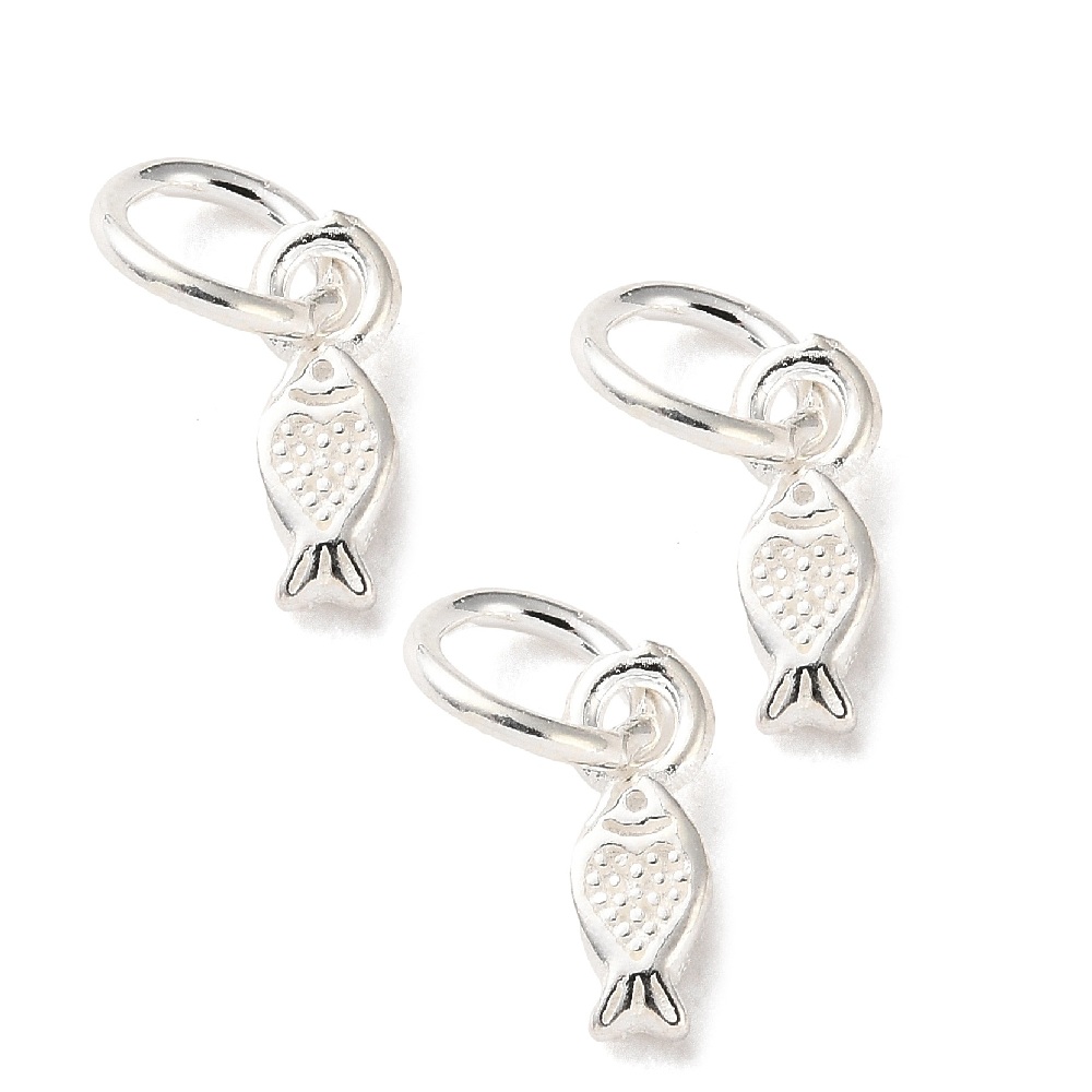 3x Zilver 925/- bedel visje OP=OP