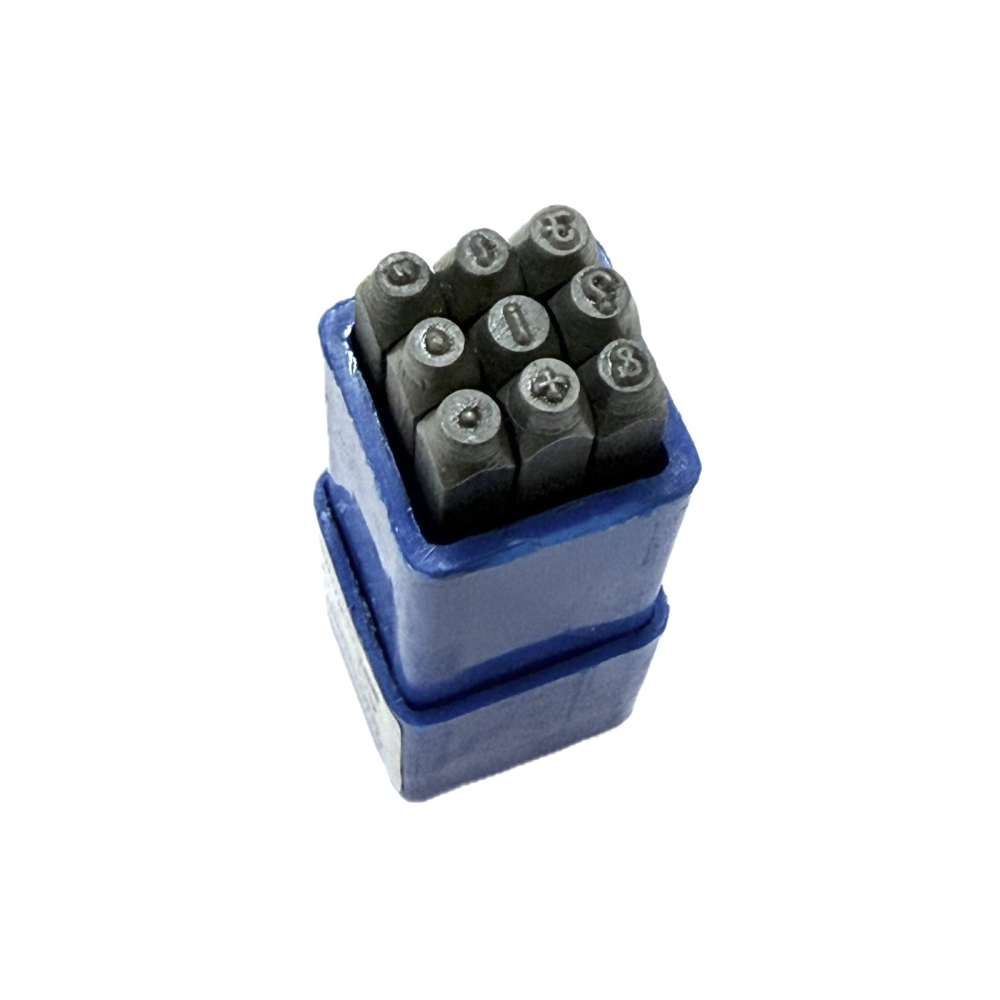 Stempel leesteken set 3mm OP=OP