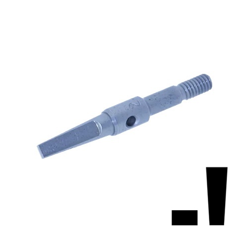 Inzetje voor Hamerhandstuk - rechthoek 1,2 x 2,5mm