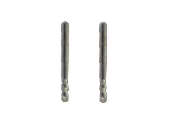 5 paar Zilver rilstift 11,00 x 0,90 mm PER PAAR OP=OP