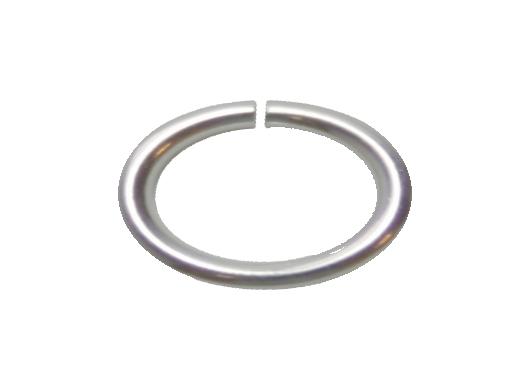50x Zilver verbindinsoog ovaal 3,6x2,7 mm OP=OP