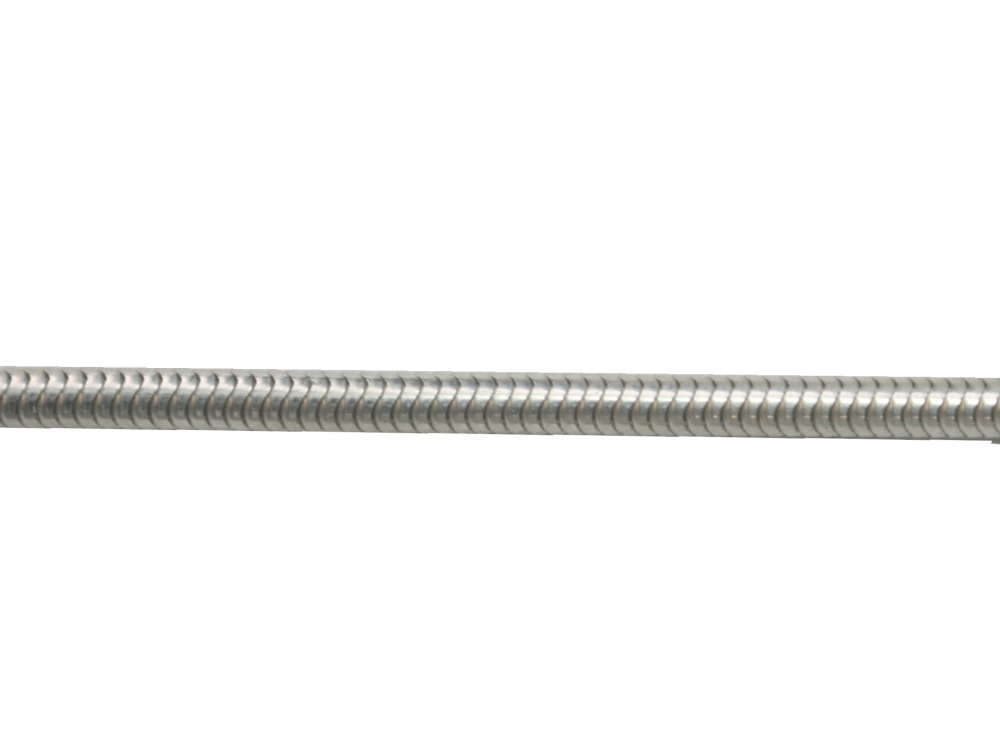 24 cm reststuk Zilver slangen ketting 1,20 mm