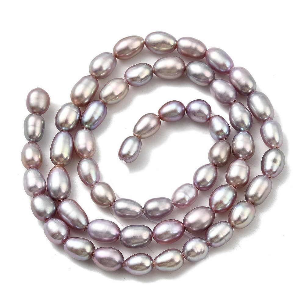 Parelsnoer roze rijst 4,00-5,00 mm Grade 5a
