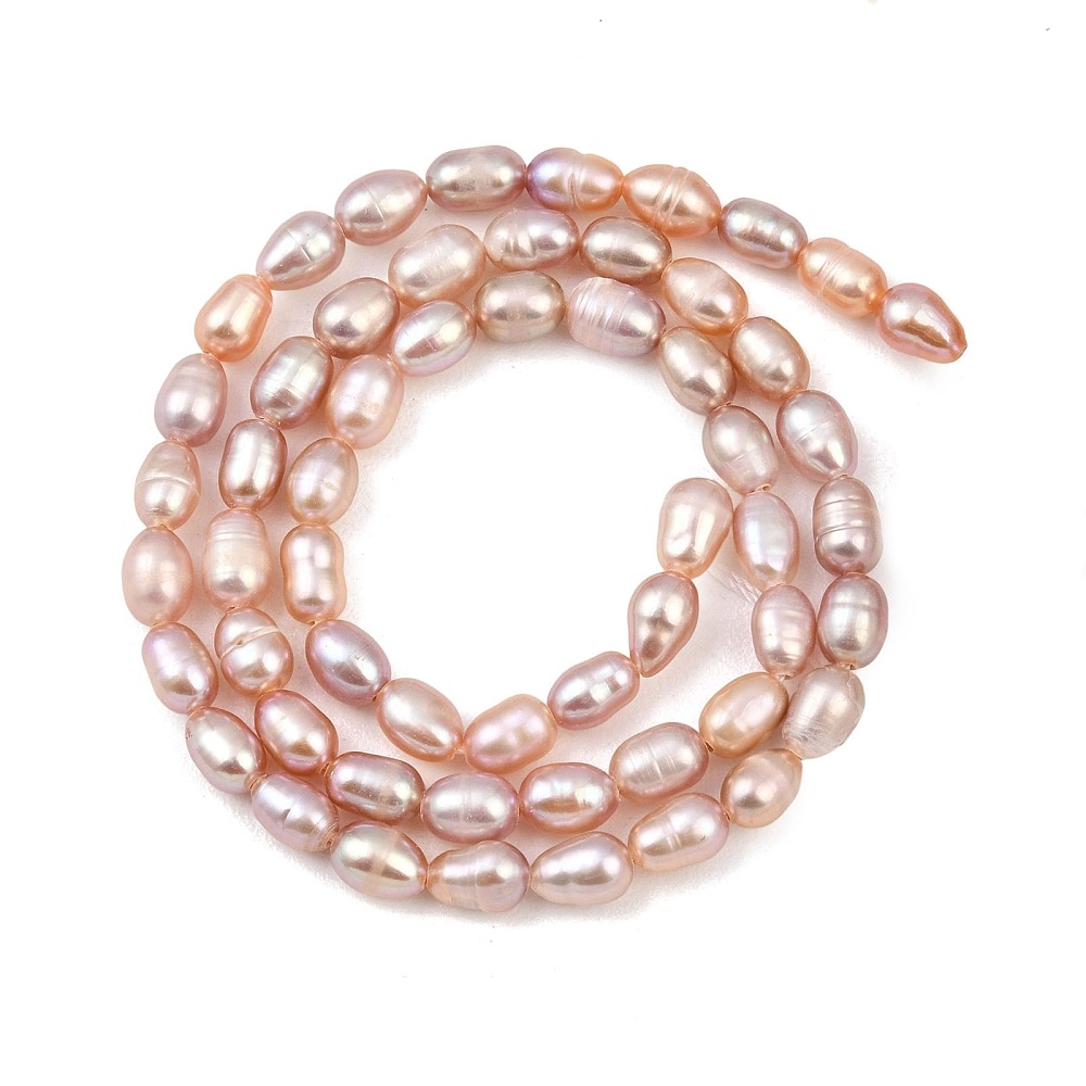 Parelsnoer zalm rijst 4,50-5,00 mm Grade 3a