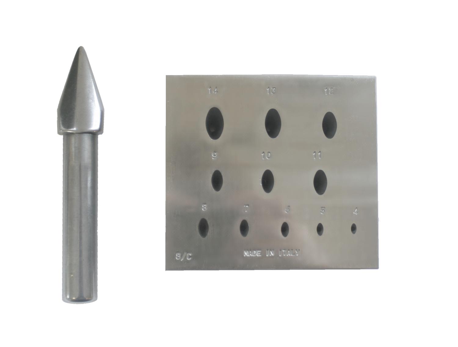 Kastenijzer ovaal-smal  4 - 14 mm 8/C