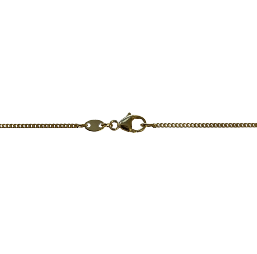 14-geel gourmet collier 1,20mm 42cm