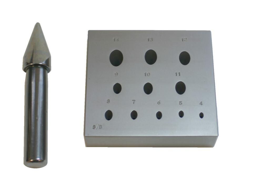 Kastenijzer ovaal-breed  4 - 14 mm 8/B