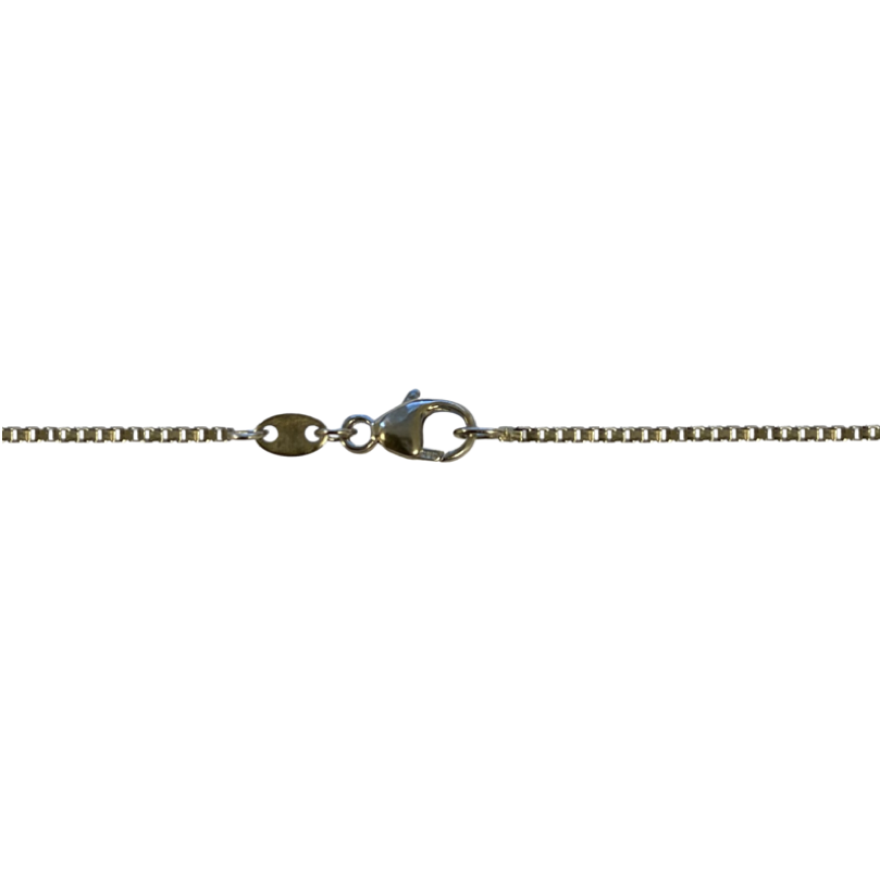 14-wit venetiaans collier 1,00mm 45cm