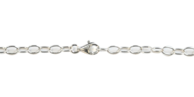 Zilver anker ovaal armband 2,70mm 18cm